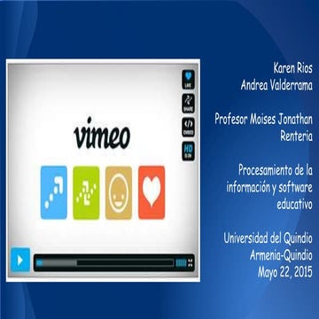 Qué es vimeo y para qué sirve | PPTX