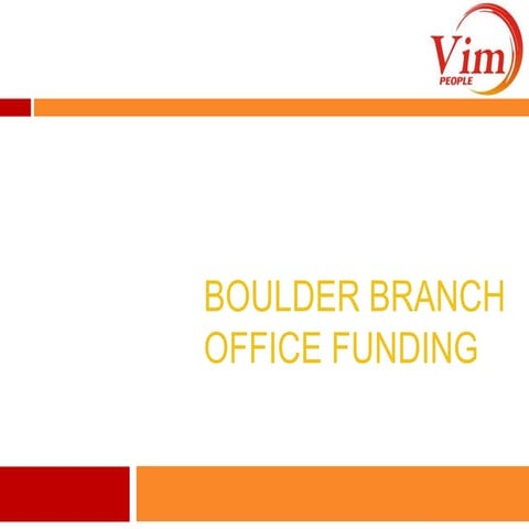 ViM People - Boulder Funding Details