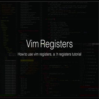 Vim Registers