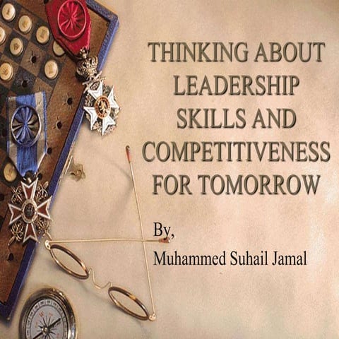 Thinking about competitive leadership for tomorrow | PPTX