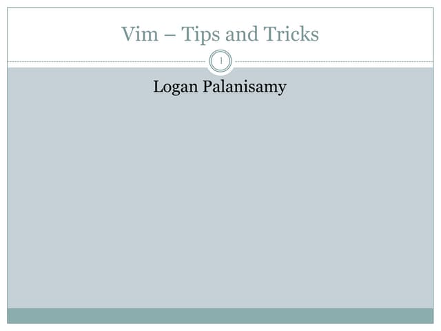 vim - Tips and_tricks