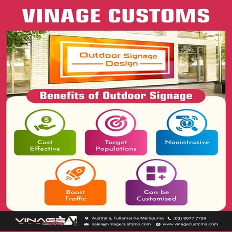 Outdoor Illuminated Signs Melbourne