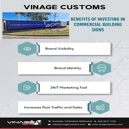 Company Signage Melbourne by Vinage Customs