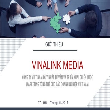 Vinalink media - Bản giới thiệu tổng thể dịch vụ Tư vấn chiến lược Marketing