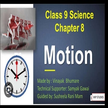 Vinayak's project physics ch1 motion .pptx