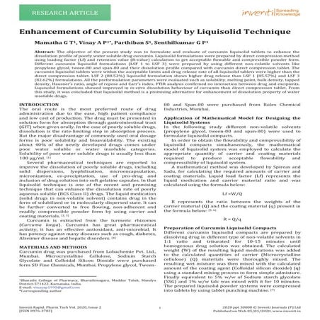 Curcumin-loaded Soluplus® based ternary solid dispersions with enhanced ...