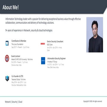 About Me - Vinay Pandey 