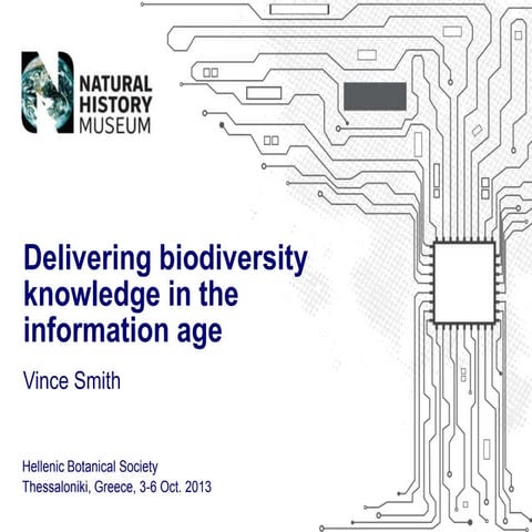 Delivering biodiversity knowledge in the information age