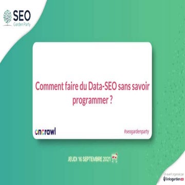 Comment faire du Data SEO sans savoir programmer ?