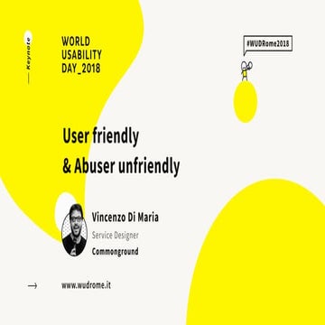 Vincenzo Di Maria - User friendly & abuser unfriendly 