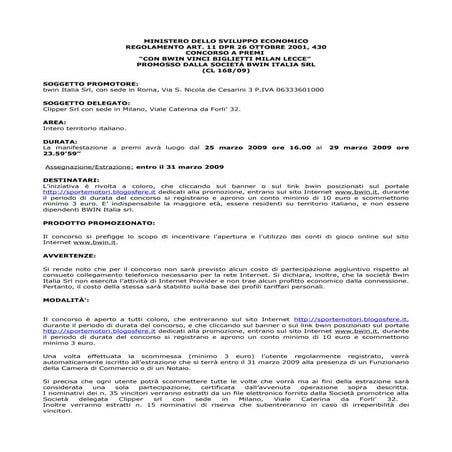 Vinci Milan Lecce 168 09