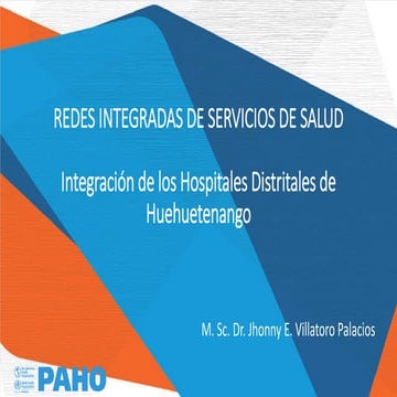 Redes Integradas de Servicios de Salud (RISS), Colombia | PPTX