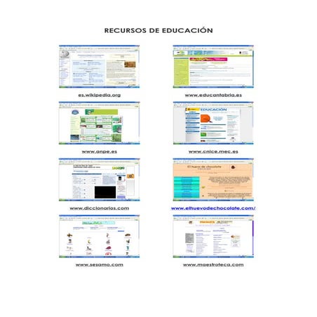 Vinculos para internet aplicado a la educación