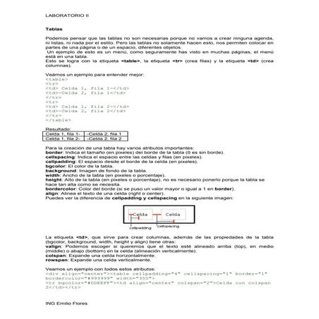 Vinculos tablas y frames