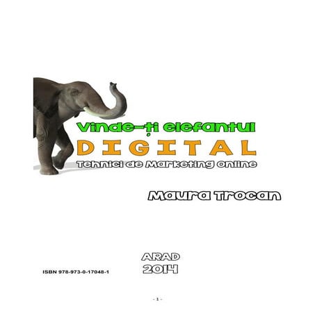 Vinde-ti Elefantul DIGITAL - Maura Trocan