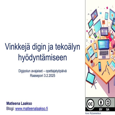 Vinkkejä digin ja tekoälyn hyödyntämiseen 3.2.25