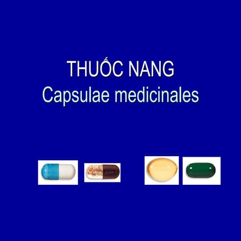 Comprehensive Guide to Medicinal Capsules: Types, Formulation, and ...