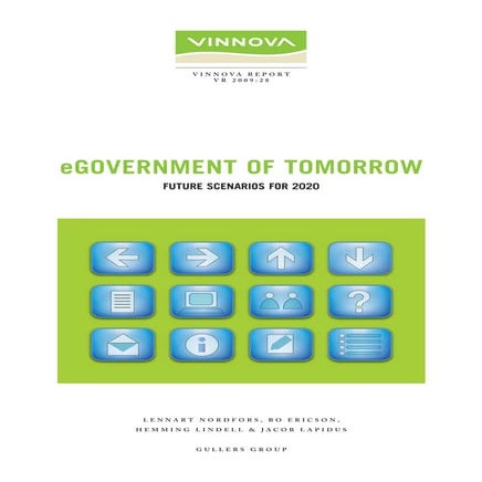Vinnova: eGovernment of Tomorrow