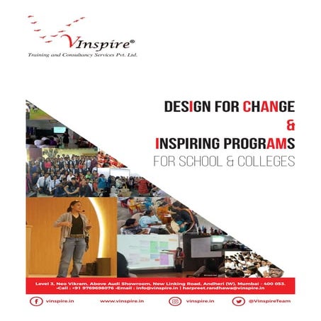 V inspire Brochure - CORPORATE TRAINING | PDF