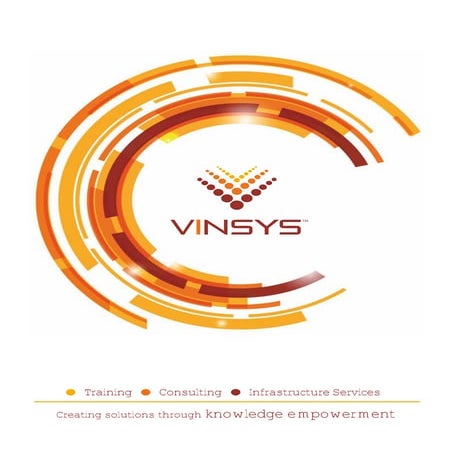 Vinsys ! Leading Corporate Technology Training ! PMP, ITSM, COBIT Training for Professional