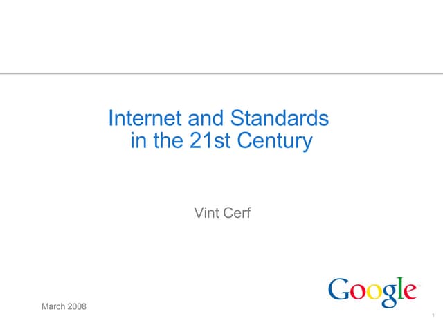 Vint Cerf @ Sharkfest 2008