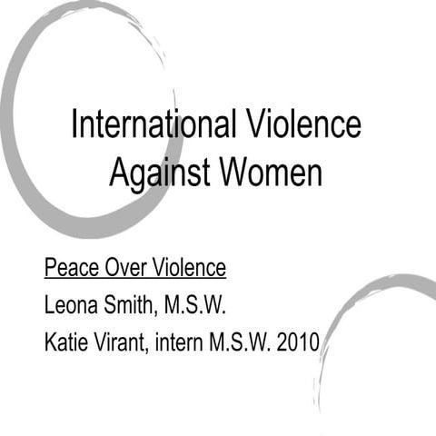 Violence Against Women
