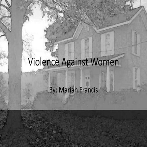 Violence against women