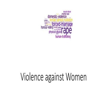 Violence against women