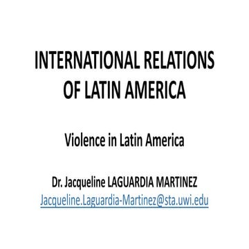 Violence in Latin America