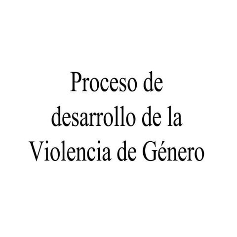 Violencia De GéNero
