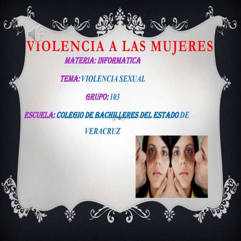 Violencia ala mujer en una pareja