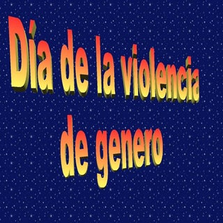 Violencia de Género. Antonio