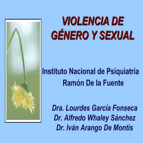 Violencia sexual y de género - parte 1