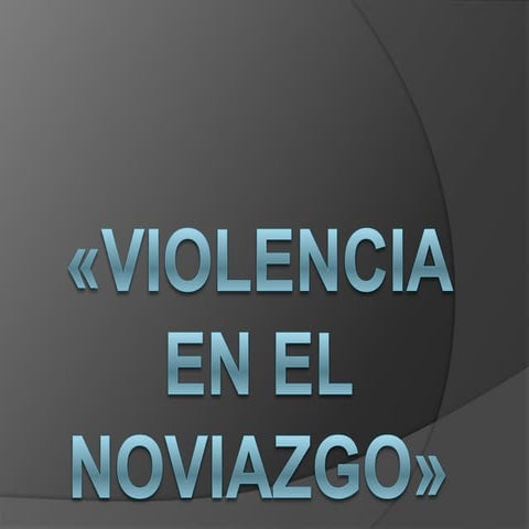 Violenciaenelnoviazgo