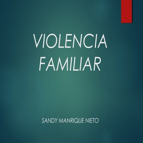 Violencia familiar