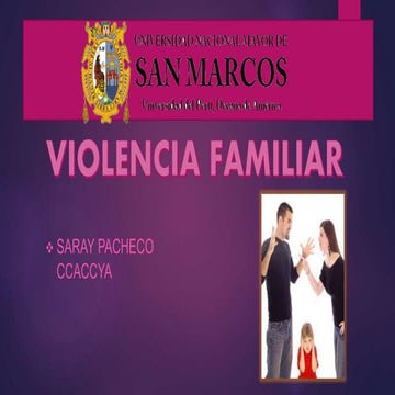Violencia familiar