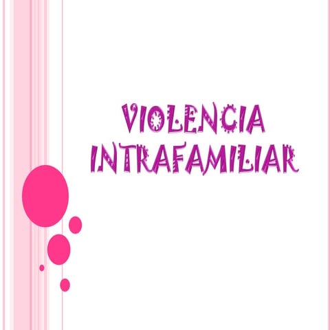 Violencia intrafamiliar