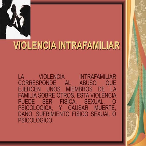 Violencia intrafamiliar