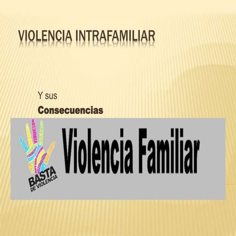 COMO AFECTA LA VIOLENCIA INTRAFAMILIAR EN EL RENDIMIENTO Y ...