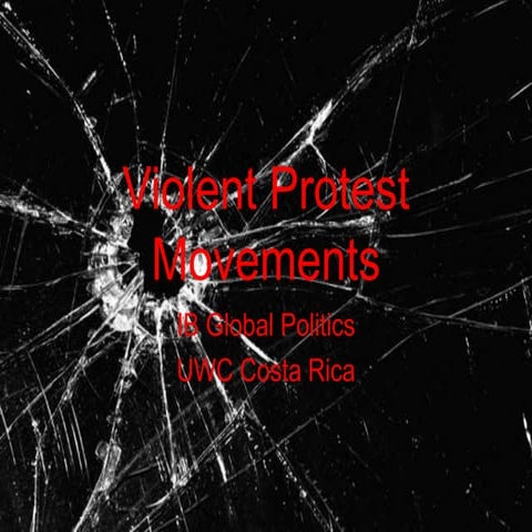 Violent protest groups
