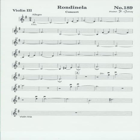 Violin iii 189 | PDF