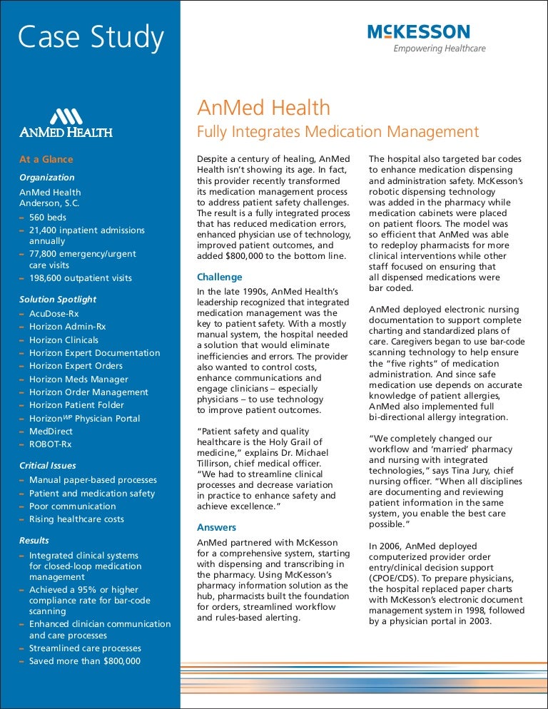 Mckesson Charting System