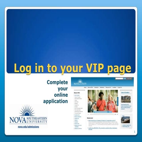 How to complete your NSU undergrad online application