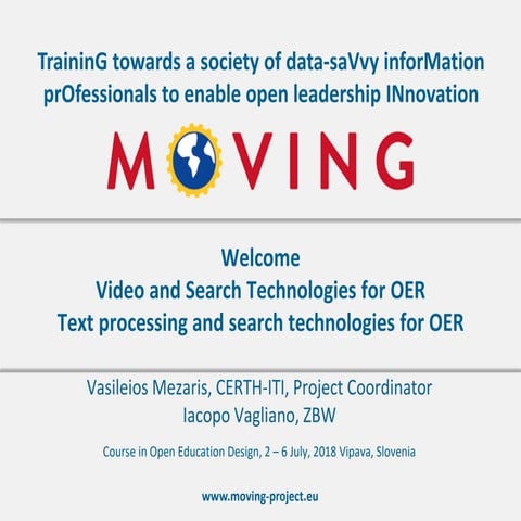 Open Curriculum For Open Data Training | PPTX