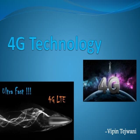 4G technology and its history, 1G, 2G, 3G