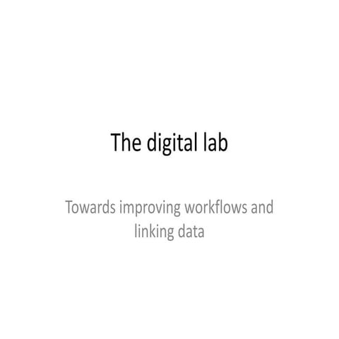 Mobile lab app