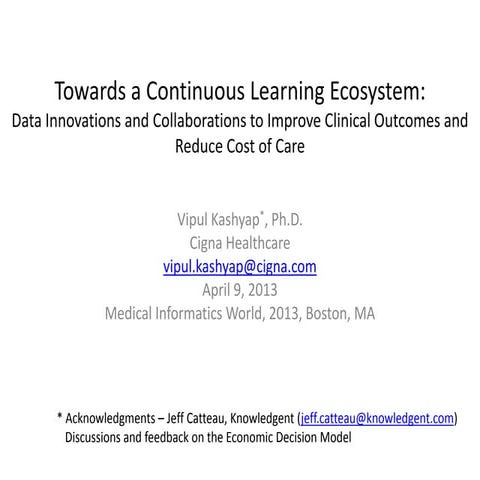 Towards a Continuous Learning Ecosystem: Data Innovations and Collaborations...