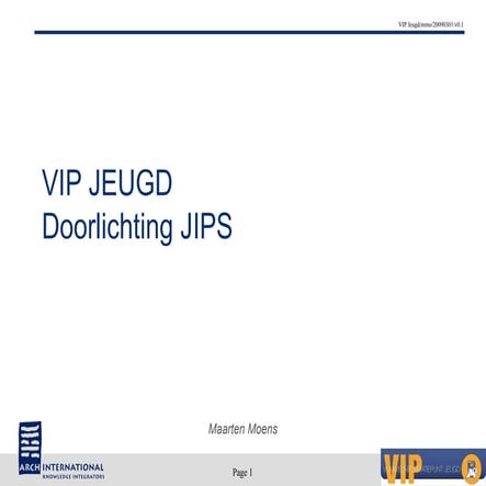 Doorlichting JIPS 2009