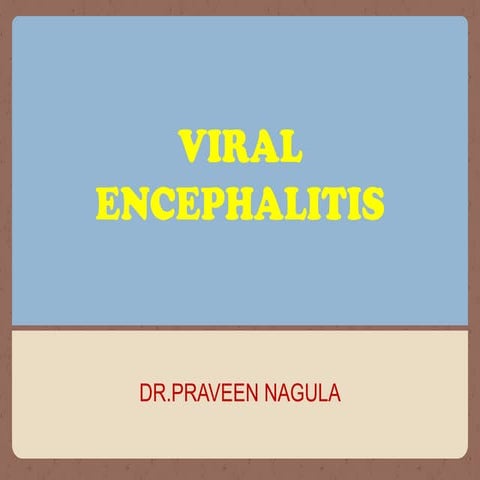 Viral encephalitis
