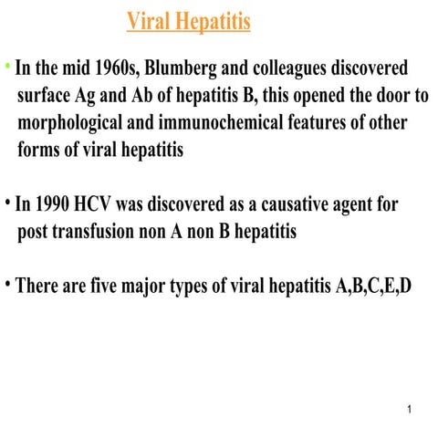 Viral Hepatitis